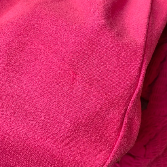 Women’s Planet Gold size small super soft red dress with ruched top and sleeves - Picture 7 of 7